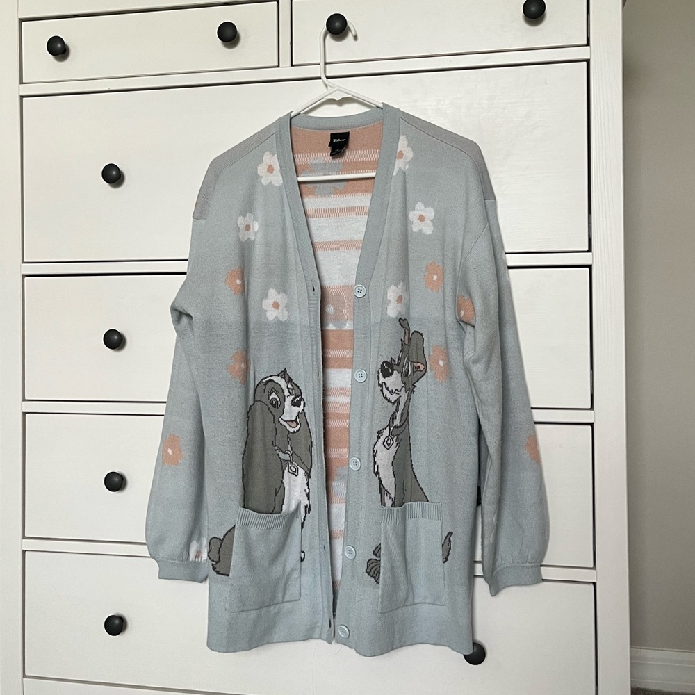 Disney Lady and the Tramp Cardigan